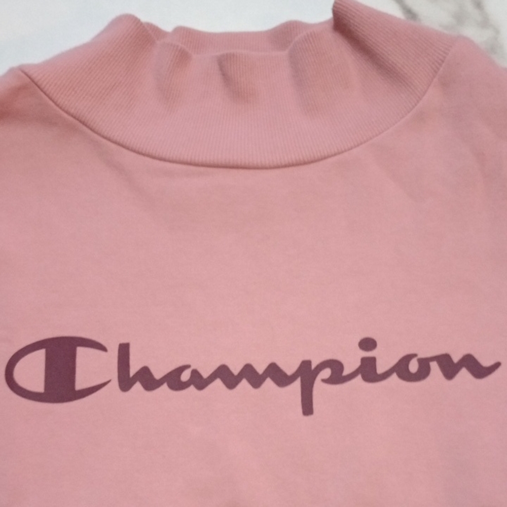Champion Soft Pink Athletic Turtleneck